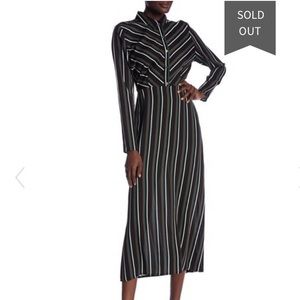 Fun Striped Long Sleeve Dress
